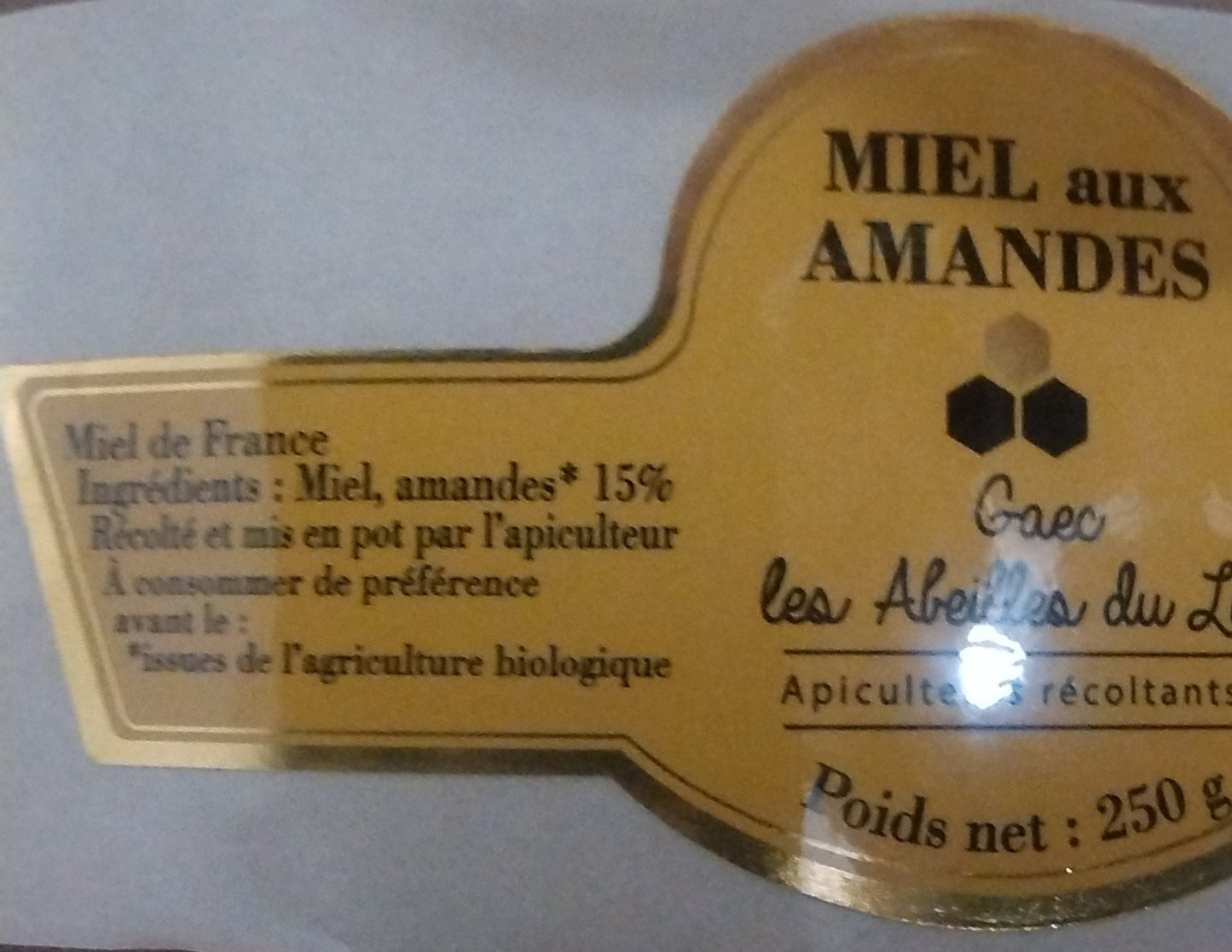 Miel aux amandes